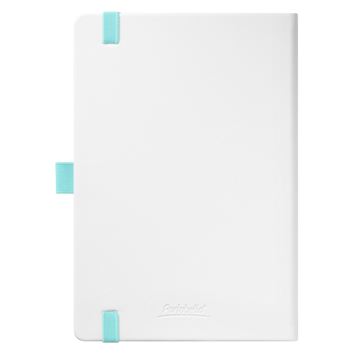 Ежедневник Арктик (Arctic) недатированный, белый/бирюзовый