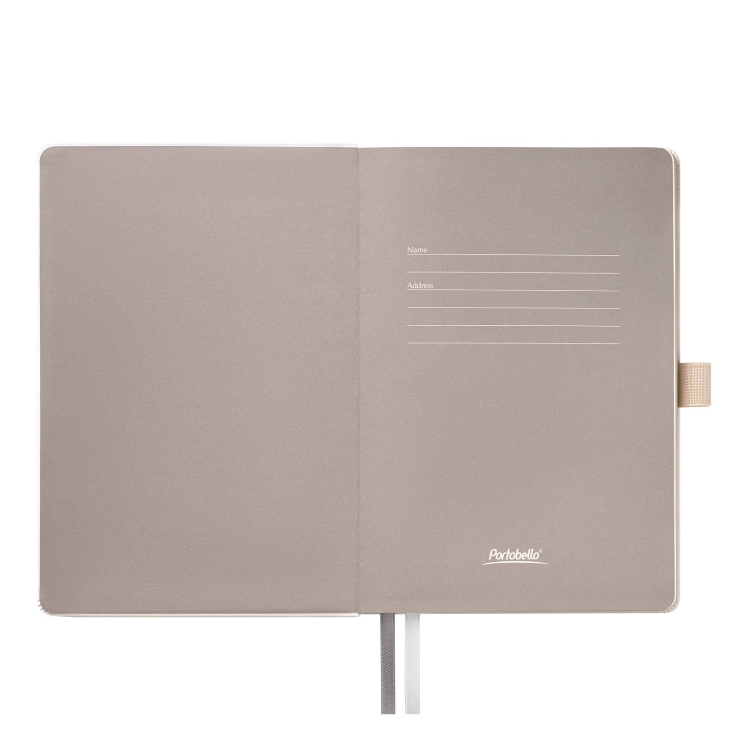 Ежедневник Арктик (Arctic) недатированный, белый/серый