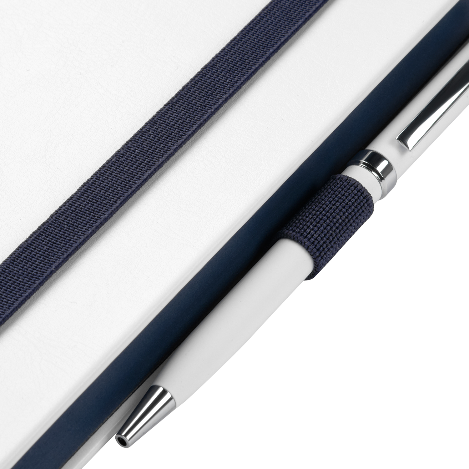 Ежедневник Арктик (Arctic) недатированный, белый/синий