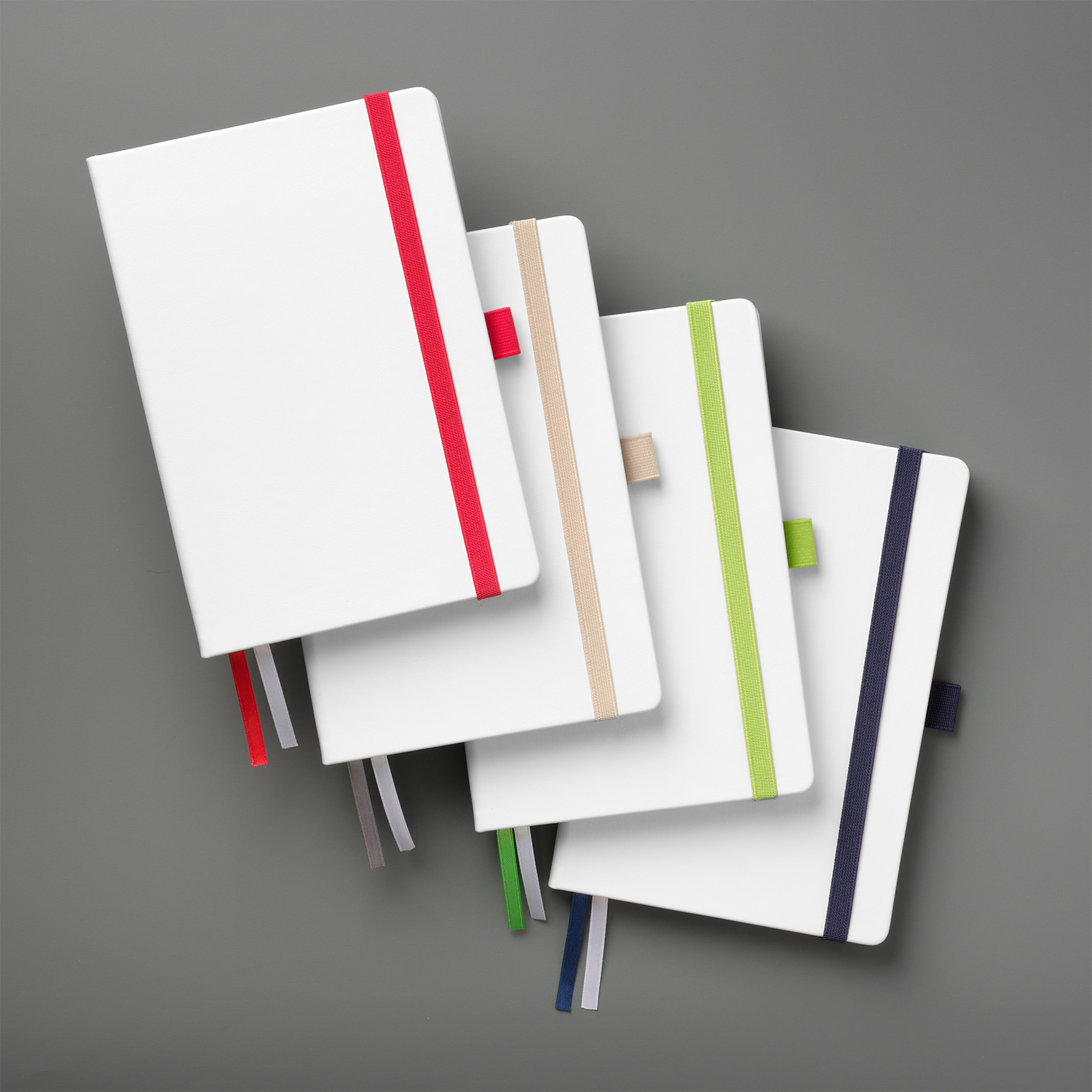 Ежедневник Арктик (Arctic) недатированный, белый/синий