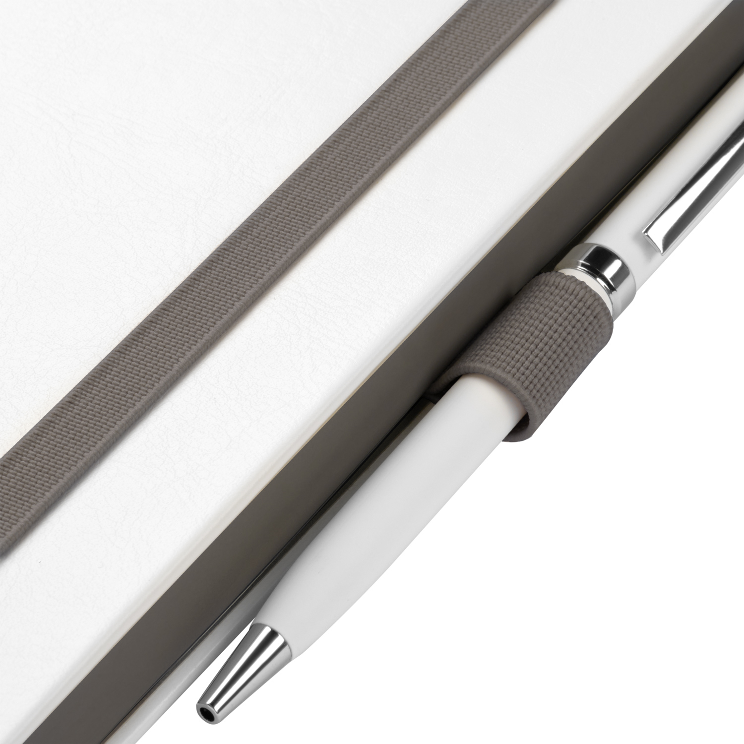 Ежедневник Арктик (Arctic) недатированный, белый/темно-серый