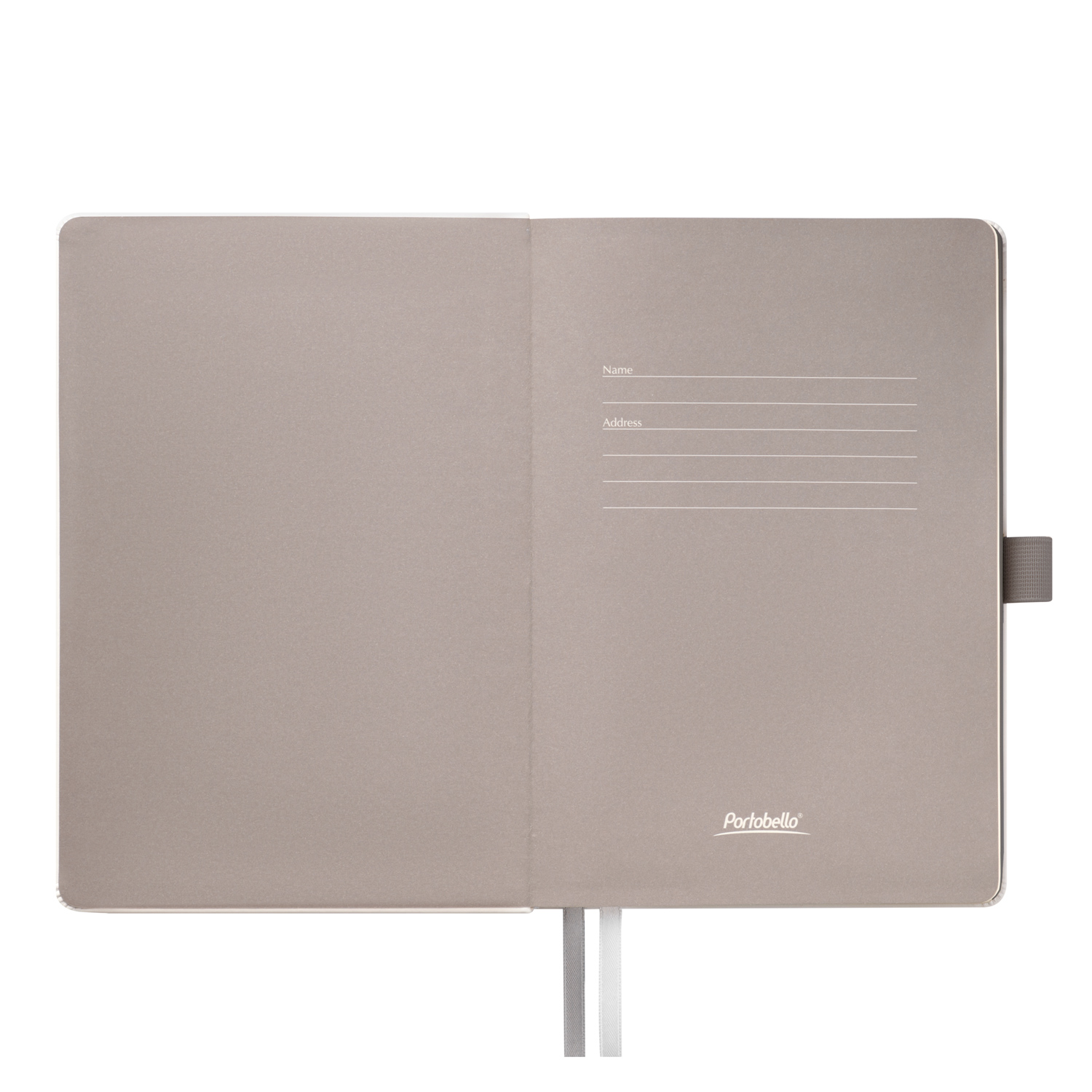 Ежедневник Арктик (Arctic) недатированный, белый/темно-серый