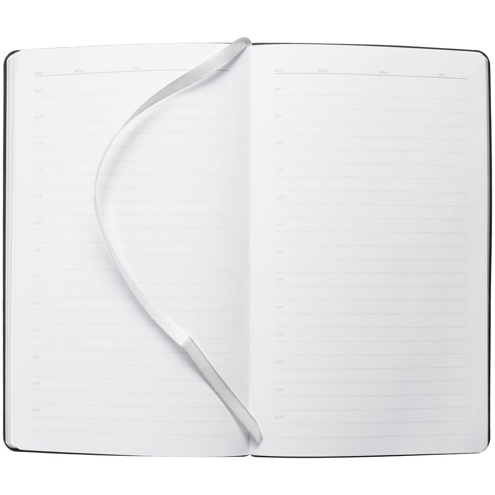 Ежедневник Aspect на заказ, недатированный, бирюзовый