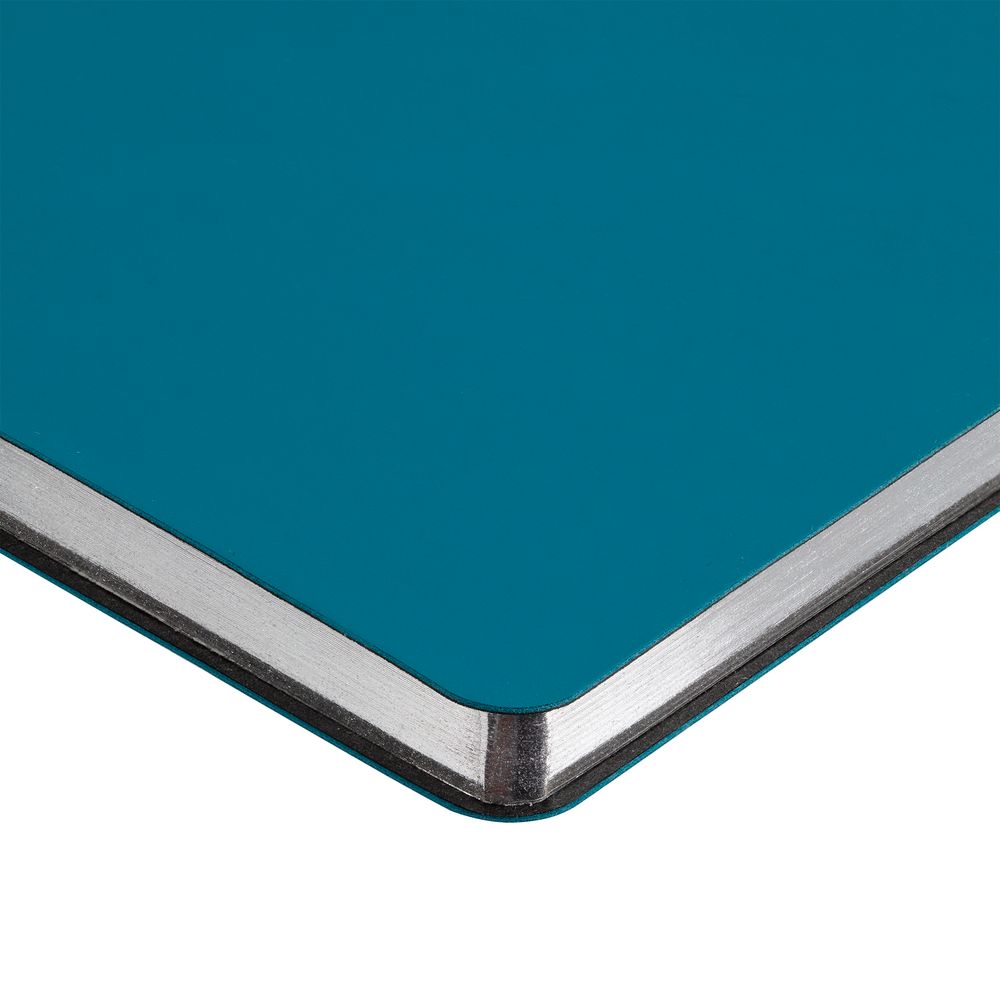 Ежедневник Aspect на заказ, недатированный, бирюзовый