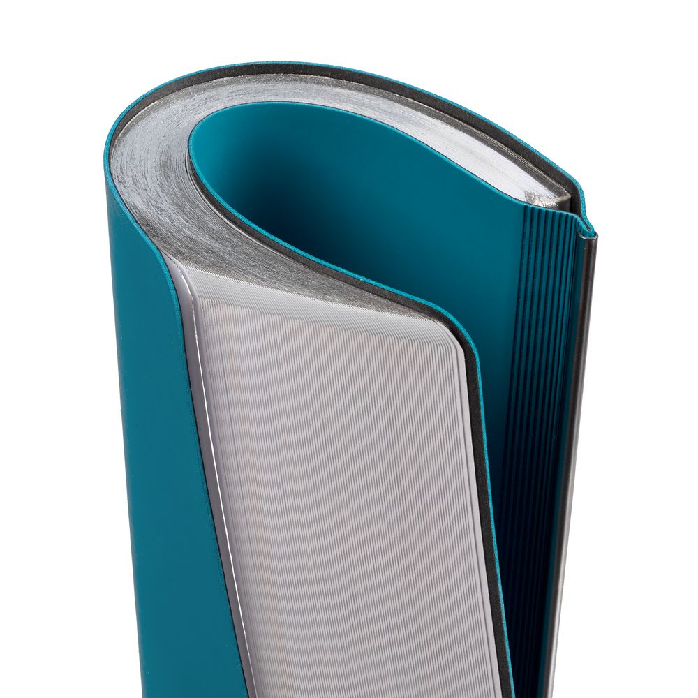 Ежедневник Aspect на заказ, недатированный, бирюзовый