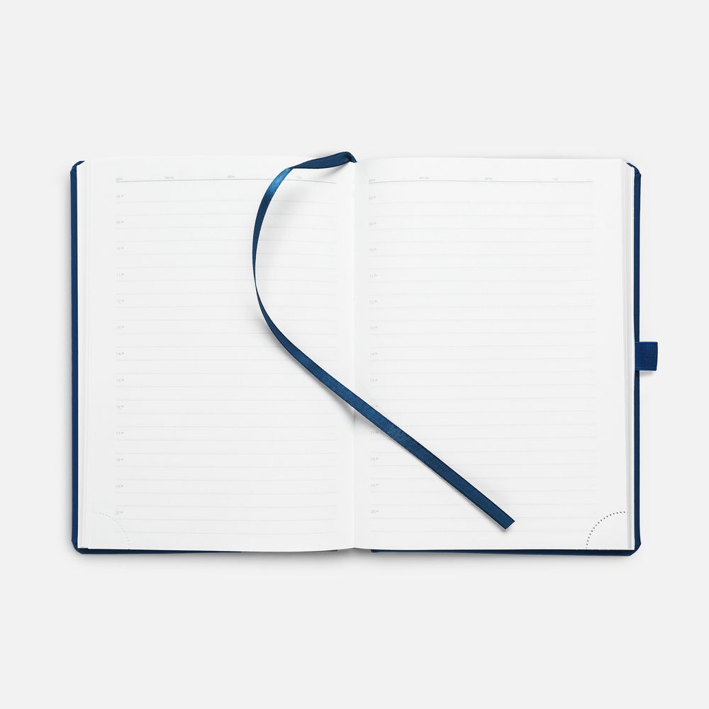 Ежедневник Favor Metal, недатированный, синий