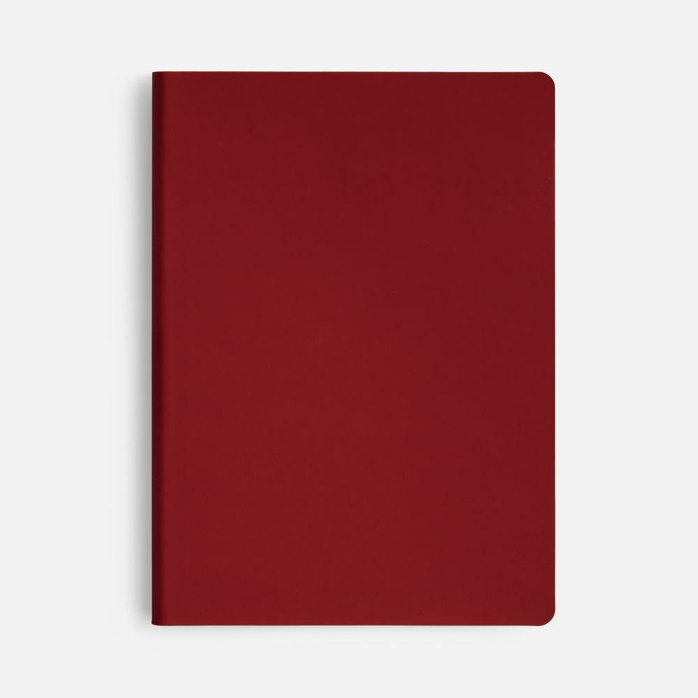 Ежедневник Flex Shall New, недатированный, красный