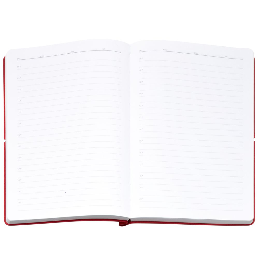 Ежедневник Flexpen Bright, недатированный, красный