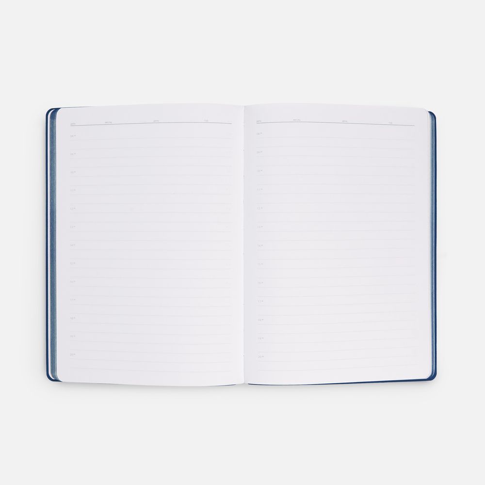 Ежедневник Flexpen Shall, недатированный, синий