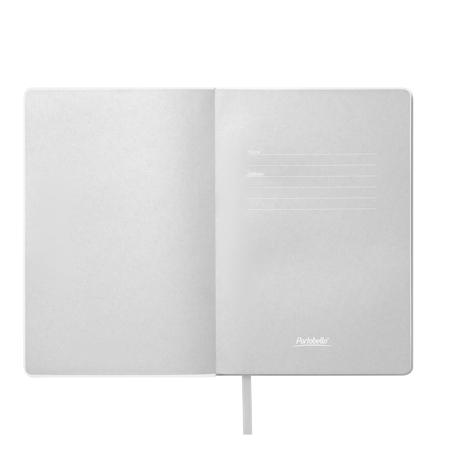 Ежедневник Гэлакси (Galaxy) недатированный, гибкая обложка, срез голограф. фольга, белый