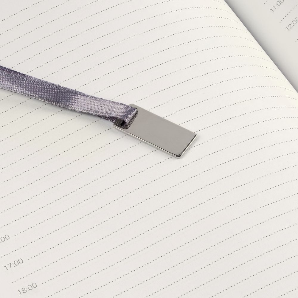 Ежедневник Grace на заказ, недатированный, серый