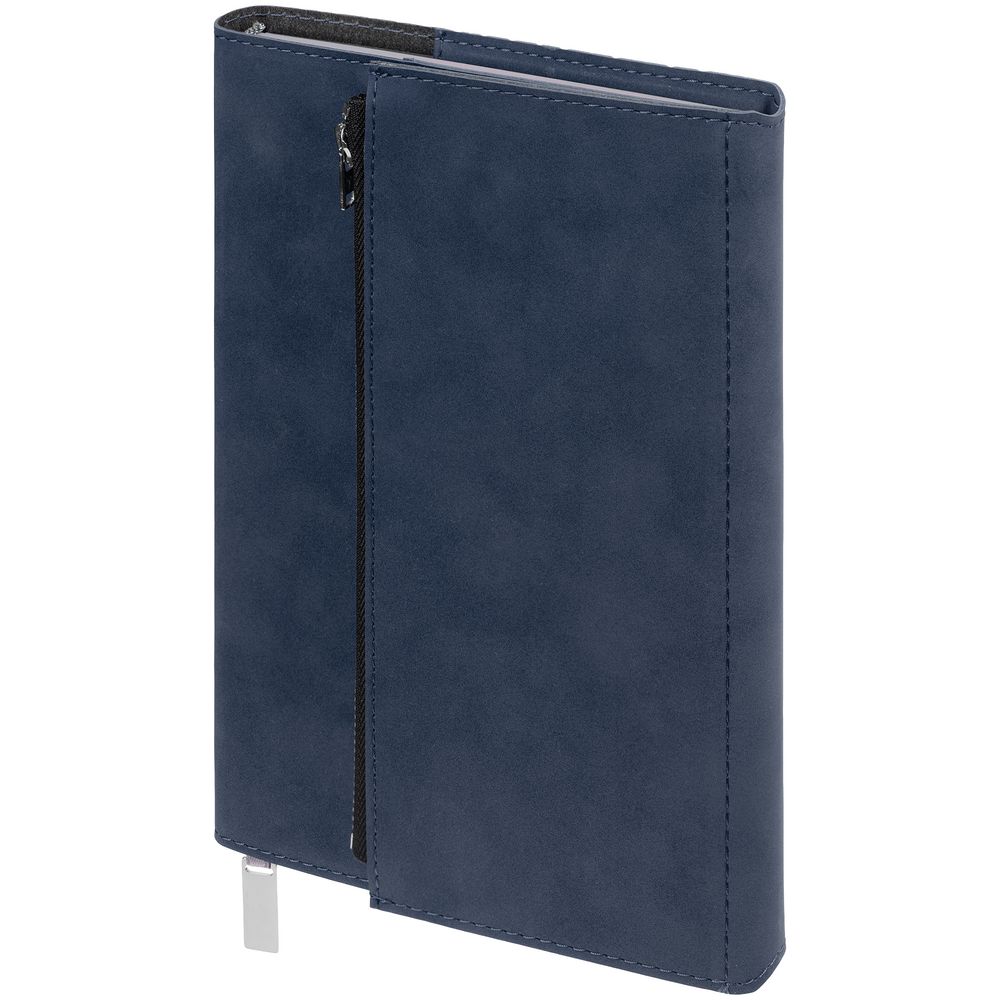 Ежедневник Grace на заказ, недатированный, темно-синий