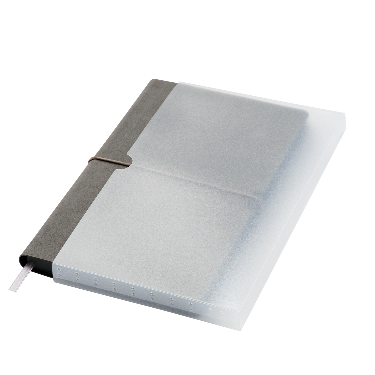 Ежедневник Ин Велюр (In Velour) недатированный, серый