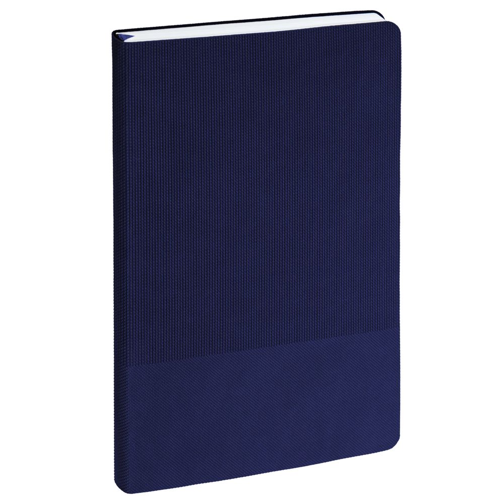 Ежедневник Knit, недатированный, темно-синий