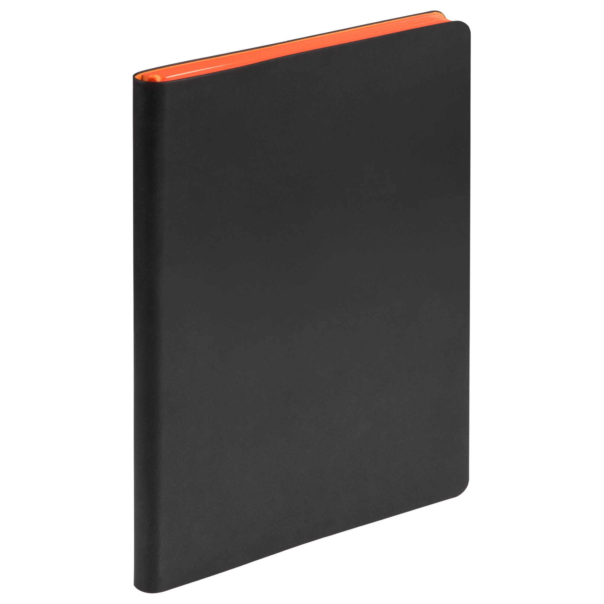 Ежедневник Латте (Latte NEW) недатированный, черный/оранжевый (без упаковки, без стикера)