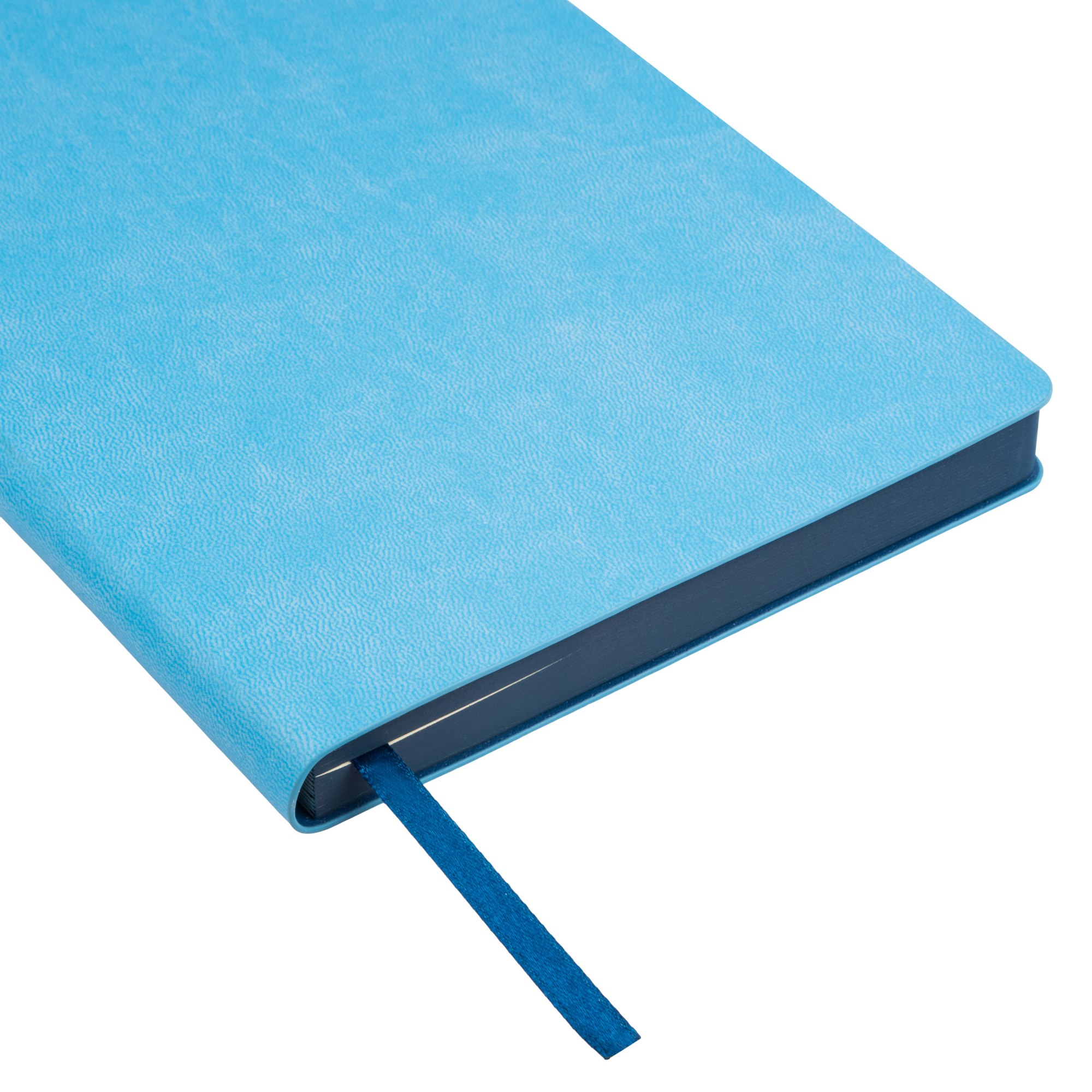 Ежедневник Латте (Latte NEW) недатированный, голубой/синий (без упаковки, без стикера)