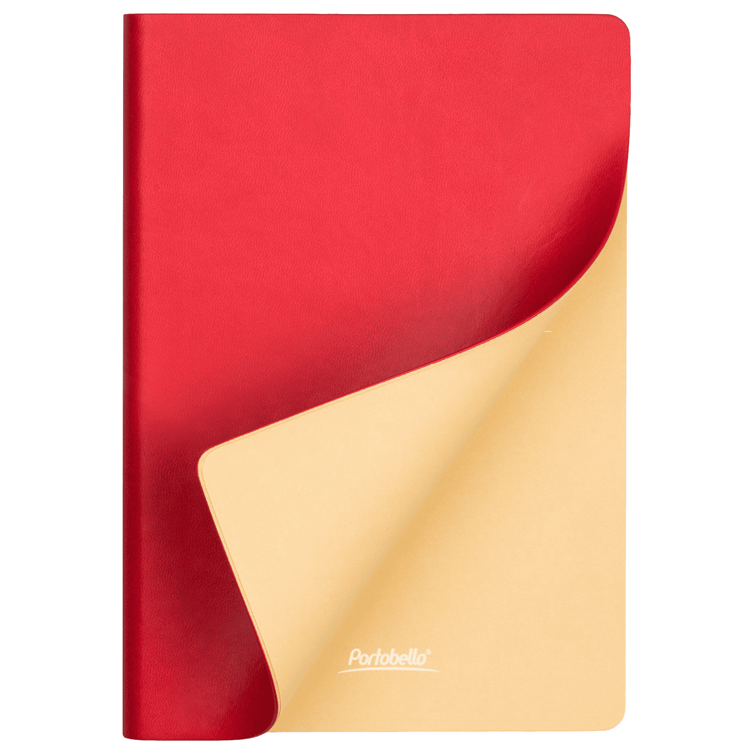 Ежедневник Латте (Latte NEW) недатированный, красный/бежевый