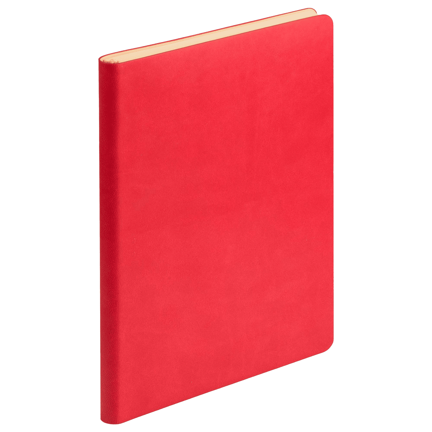 Ежедневник Латте (Latte NEW) недатированный, красный/бежевый