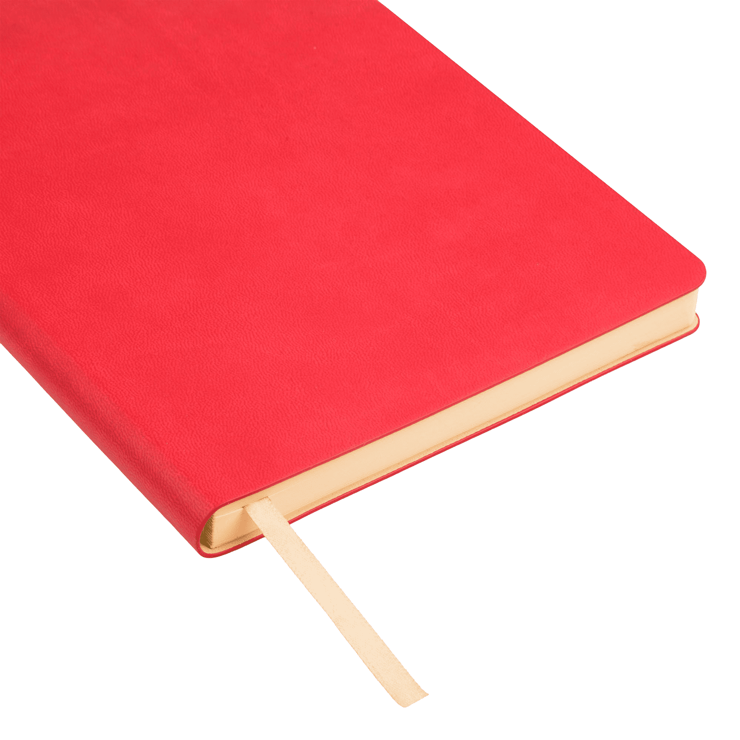 Ежедневник Латте (Latte NEW) недатированный, красный/бежевый (без упаковки, без стикера)