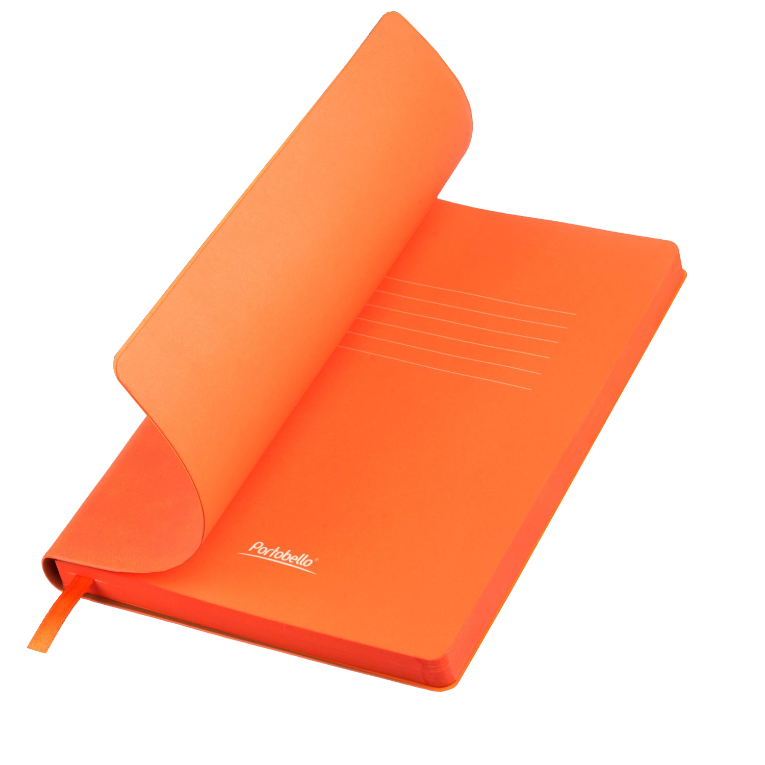 Ежедневник Латте (Latte NEW) недатированный, оранжевый/оранжевый (без упаковки, без стикера)