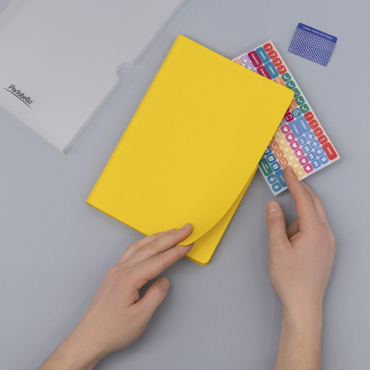 Ежедневник Латте (Latte NEW) недатированный, желтый/желтый