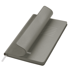 Ежедневник Латте софт-тач (Latte soft touch) недатированный, серый