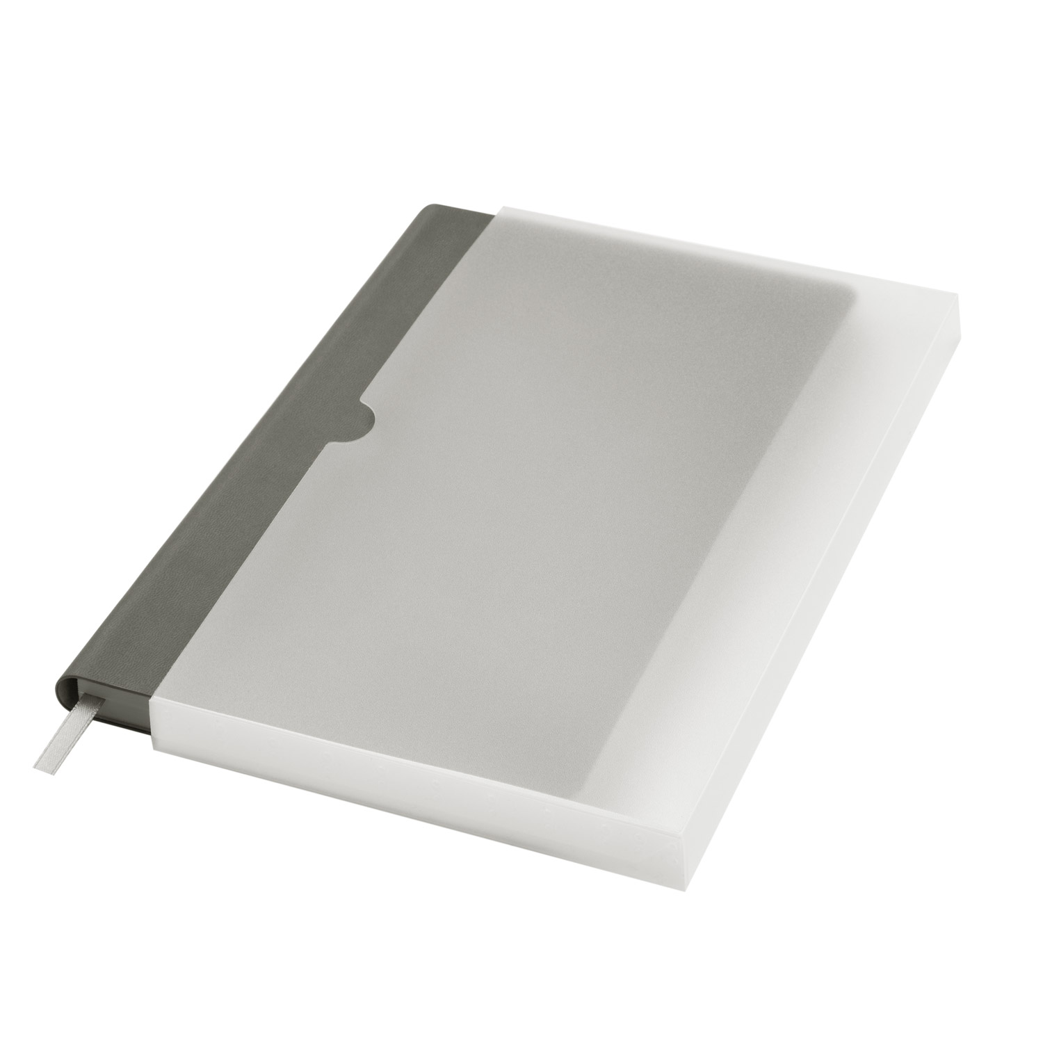 Ежедневник Латте софт-тач (Latte soft touch) недатированный, серый