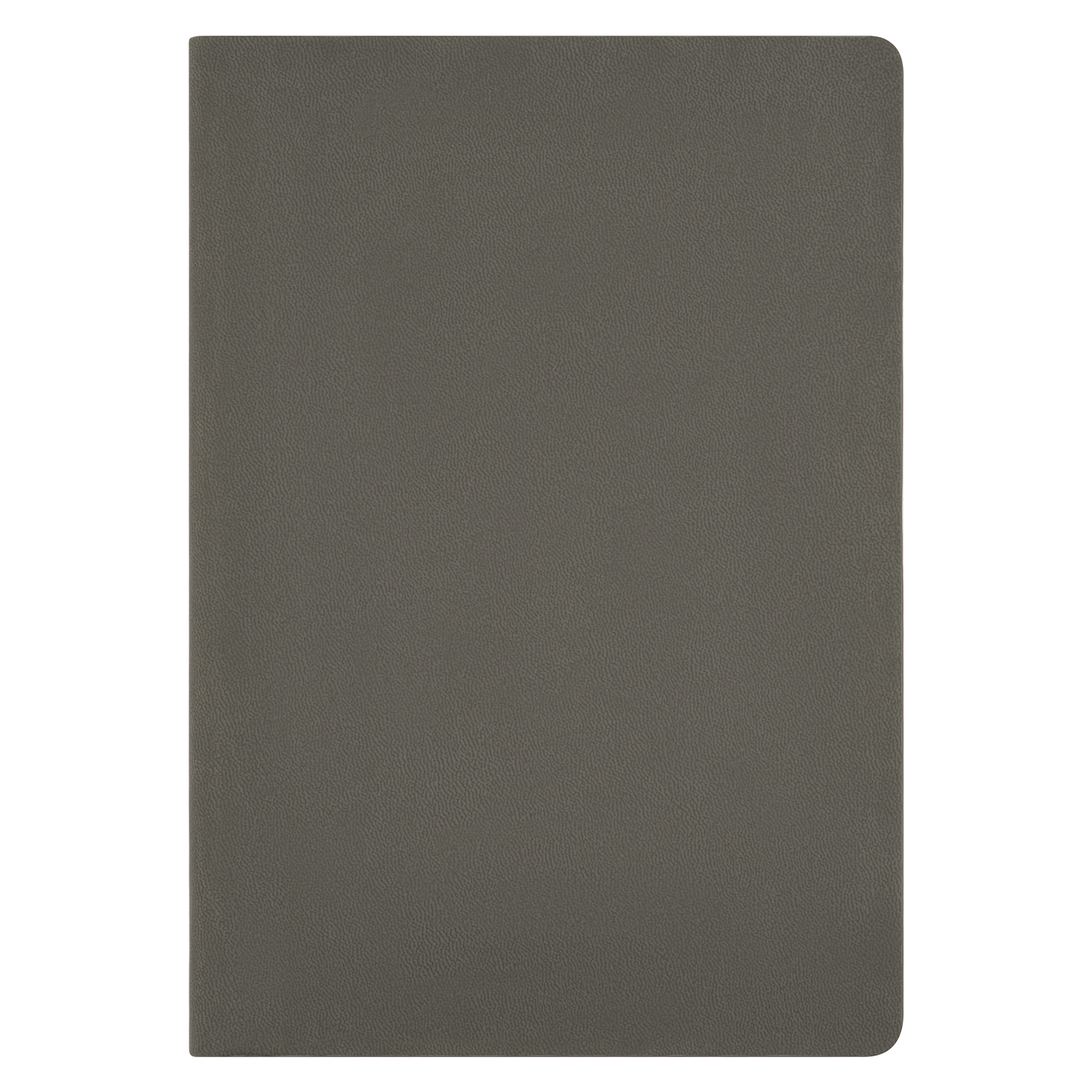 Ежедневник Латте софт-тач (Latte soft touch) недатированный, серый/красный