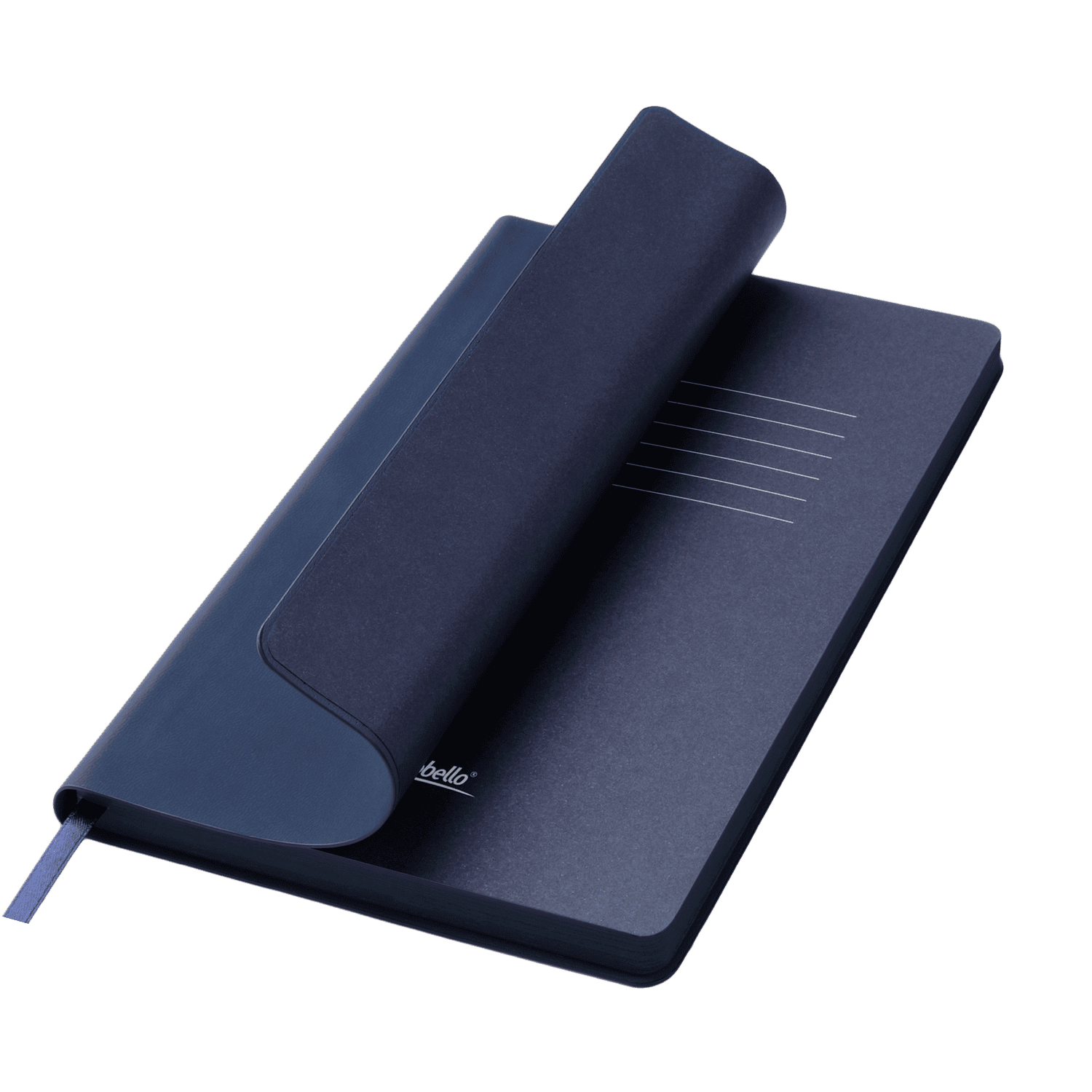 Ежедневник Латте софт-тач (Latte soft touch) недатированный, синий