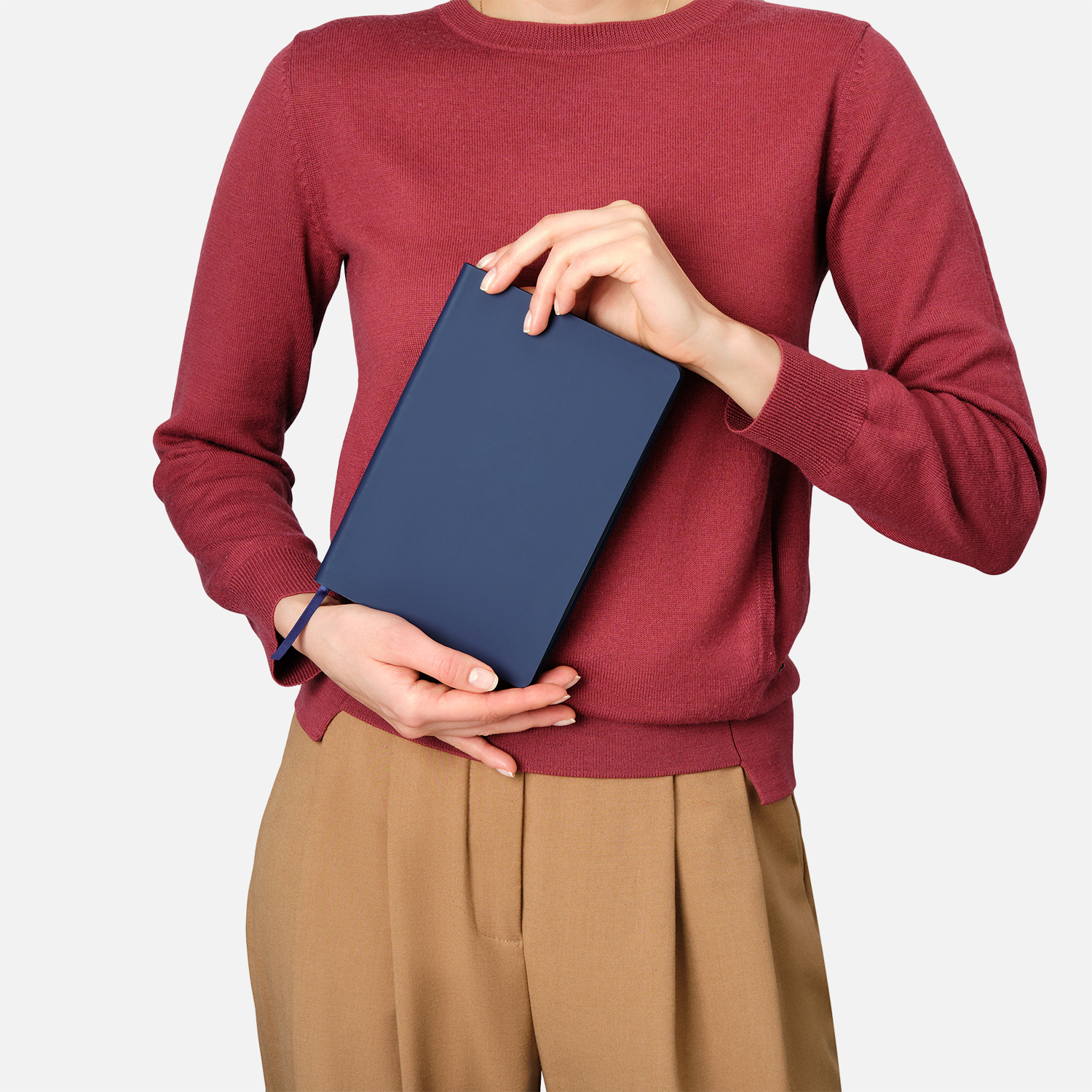 Ежедневник Латте софт-тач (Latte soft touch) недатированный, синий