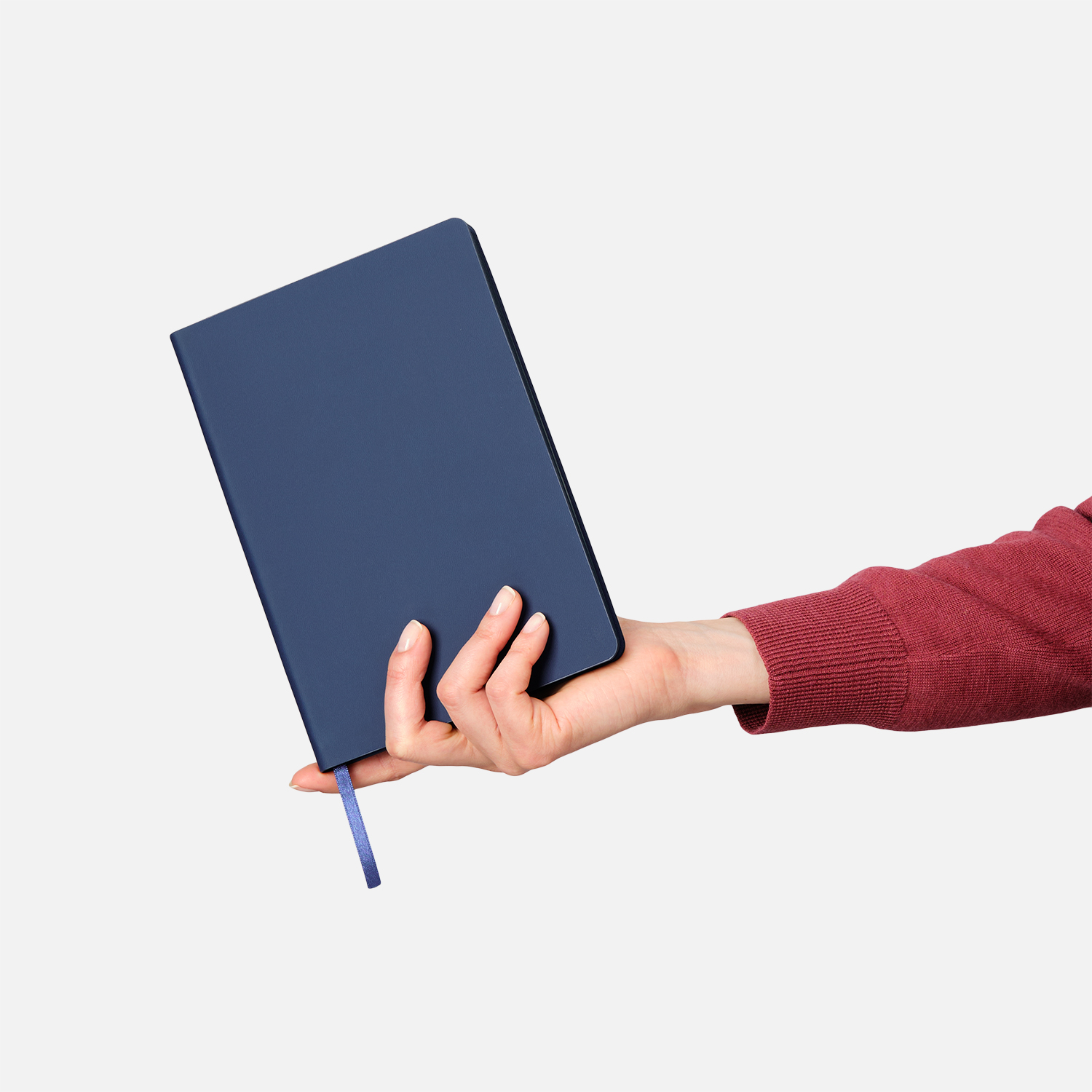 Ежедневник Латте софт-тач (Latte soft touch) недатированный, синий