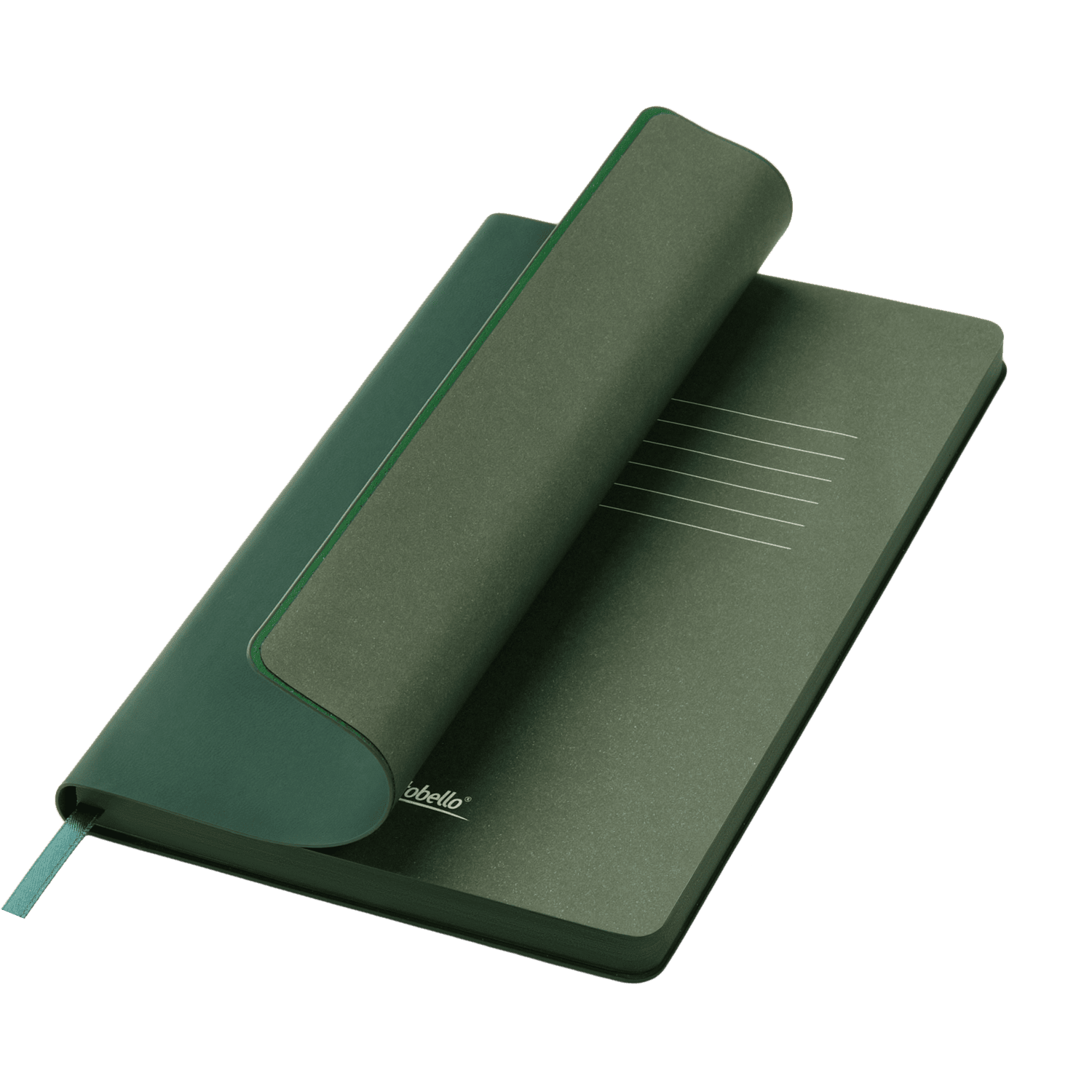 Ежедневник Латте софт-тач (Latte soft touch) недатированный, зеленый