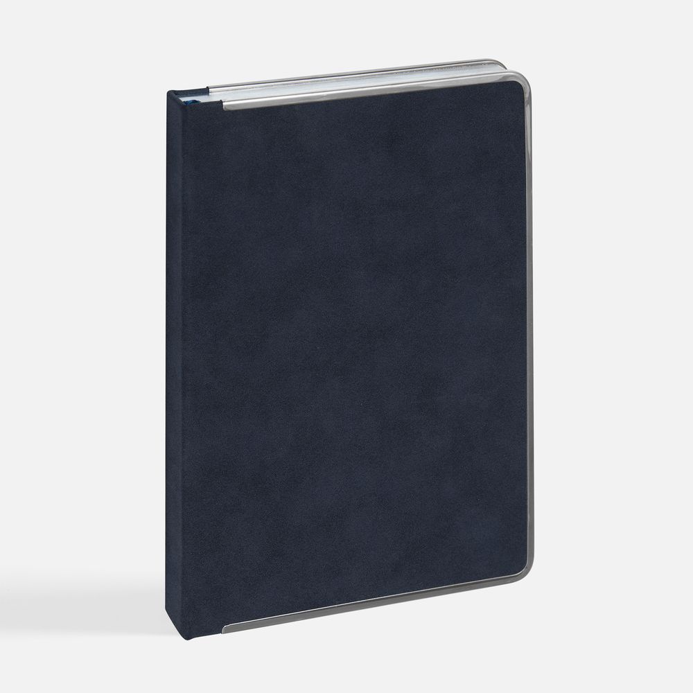 Ежедневник Metal Frame на заказ, датированный, синий