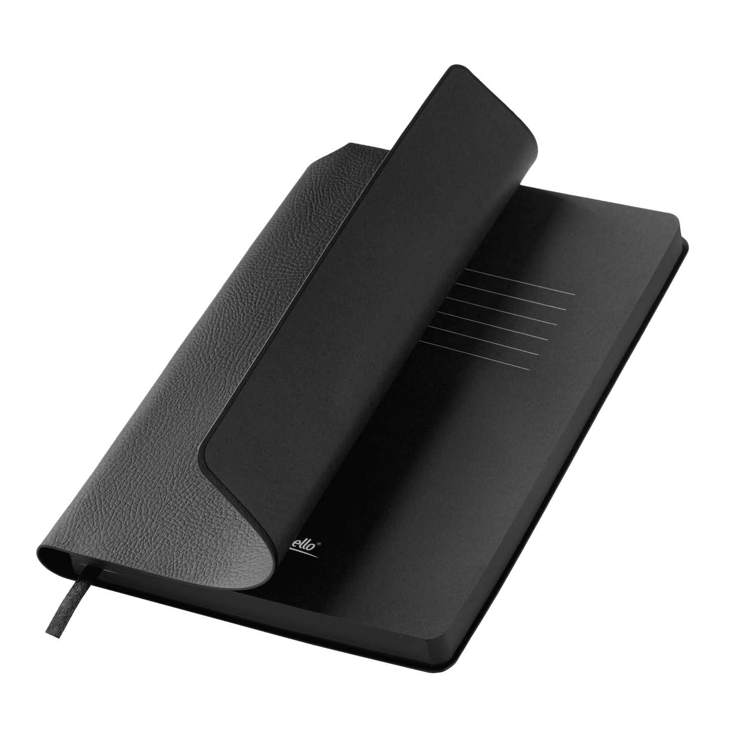 Ежедневник Молто (Molto) недатированный, черный (без упаковки, без стикера)