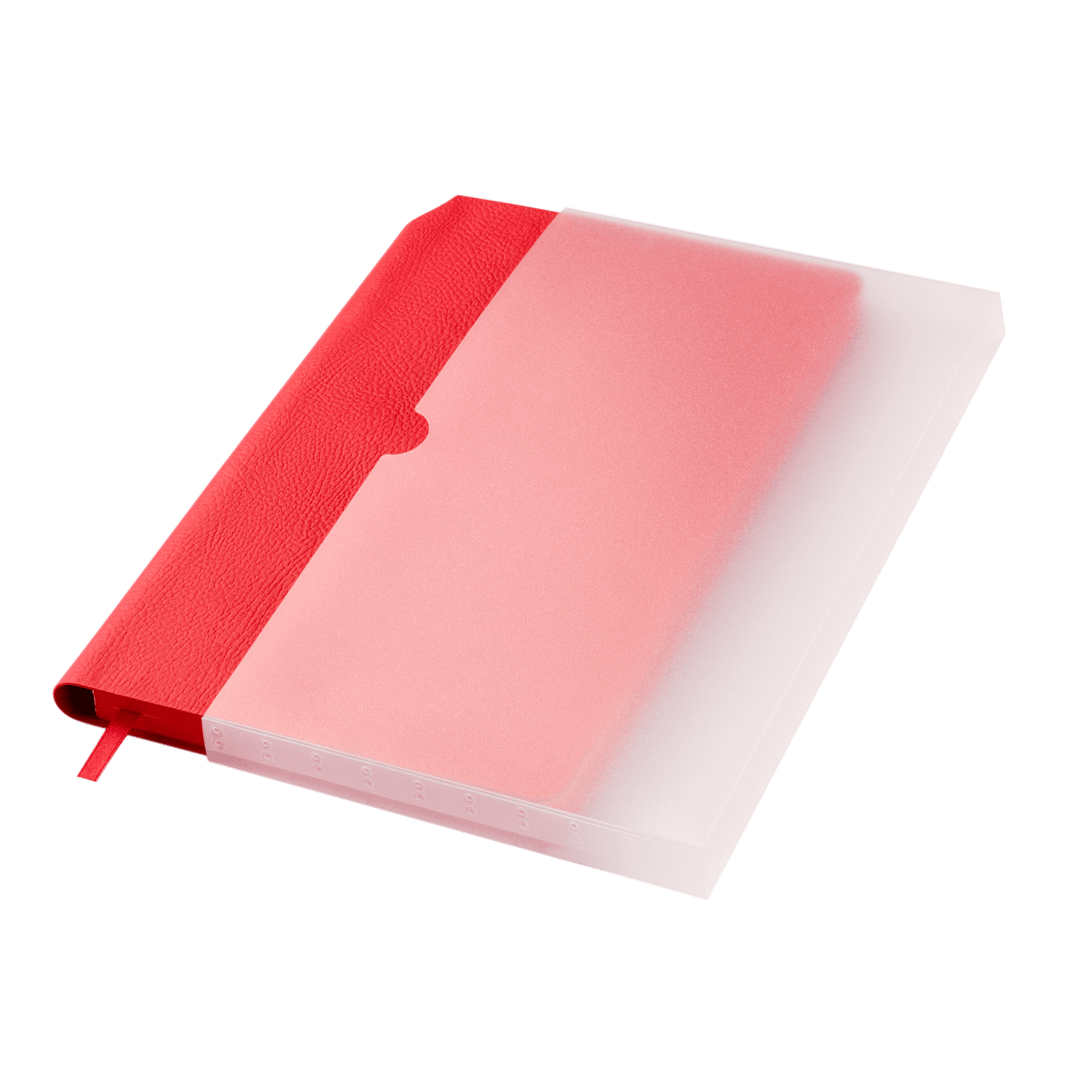 Ежедневник Молто (Molto) недатированный, красный