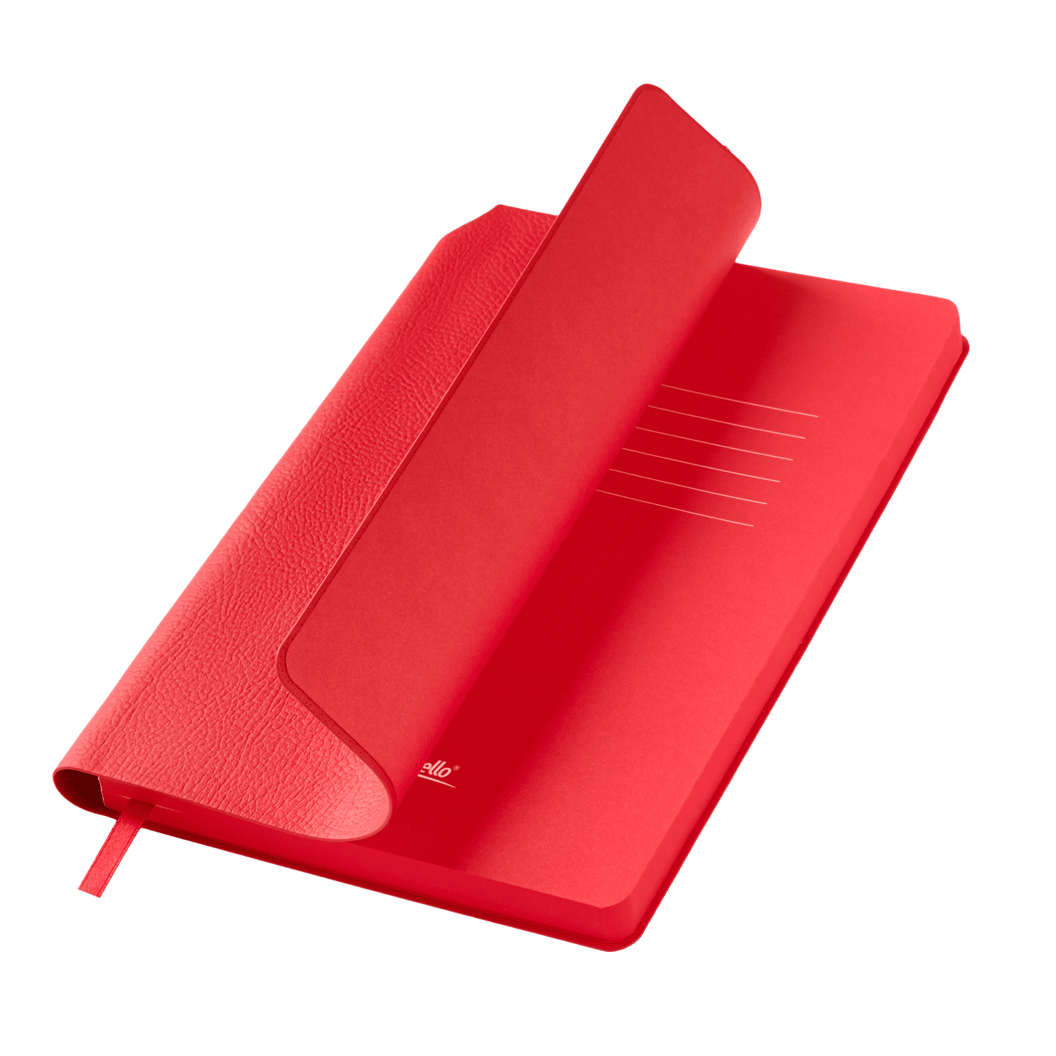 Ежедневник Молто (Molto) недатированный, красный (без упаковки, без стикера)