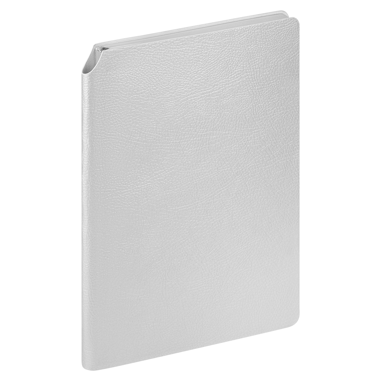 Ежедневник Молто (Molto) недатированный, серебряный