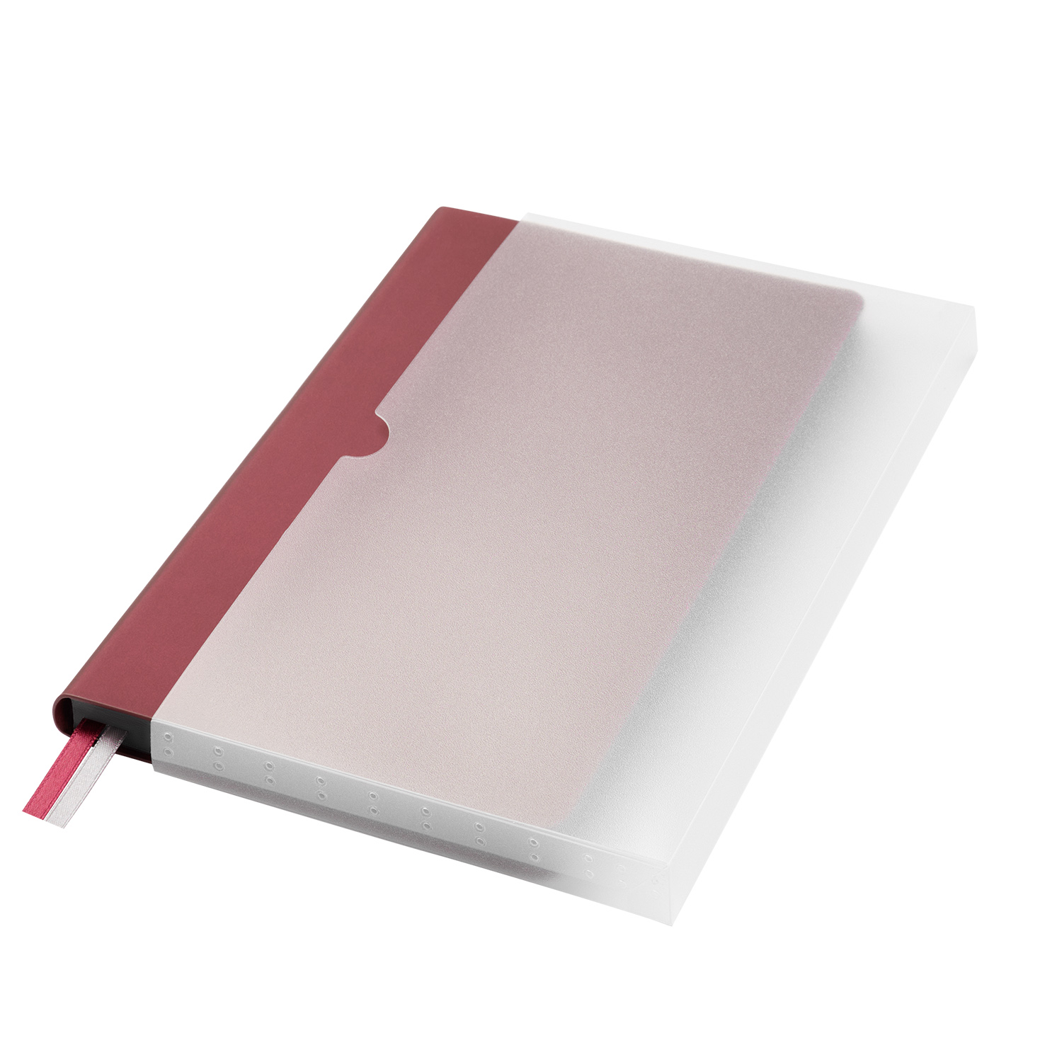 Ежедневник Мун Ривер (Moon River) недатированный, бургунди