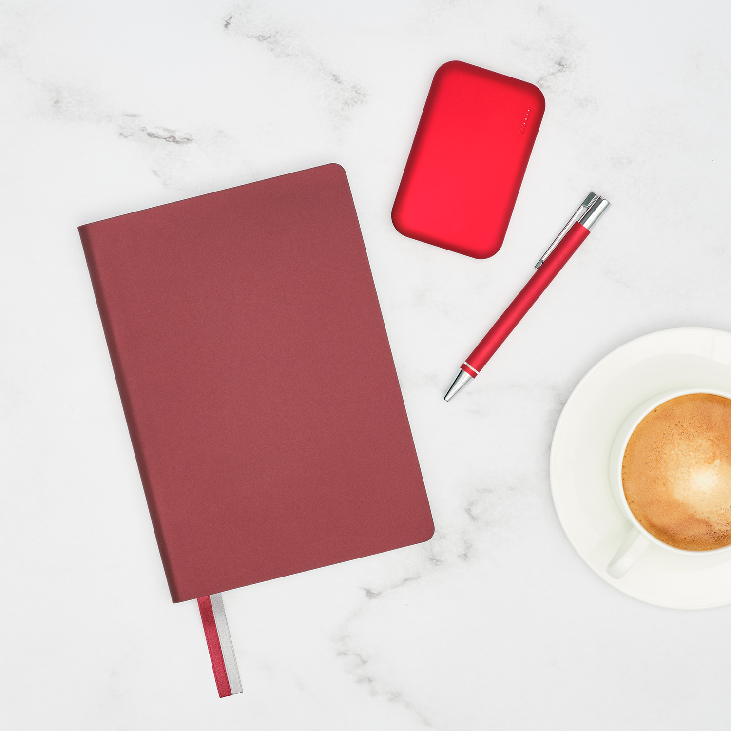 Ежедневник Мун Ривер (Moon River) недатированный, бургунди (без упаковки, без стикера)