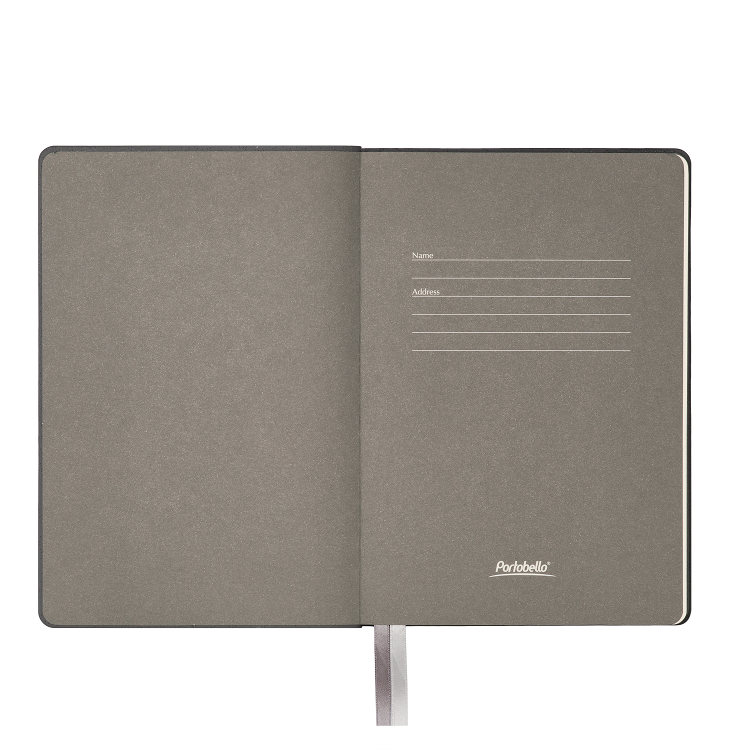 Ежедневник Мун Ривер (Moon River) недатированный, серый