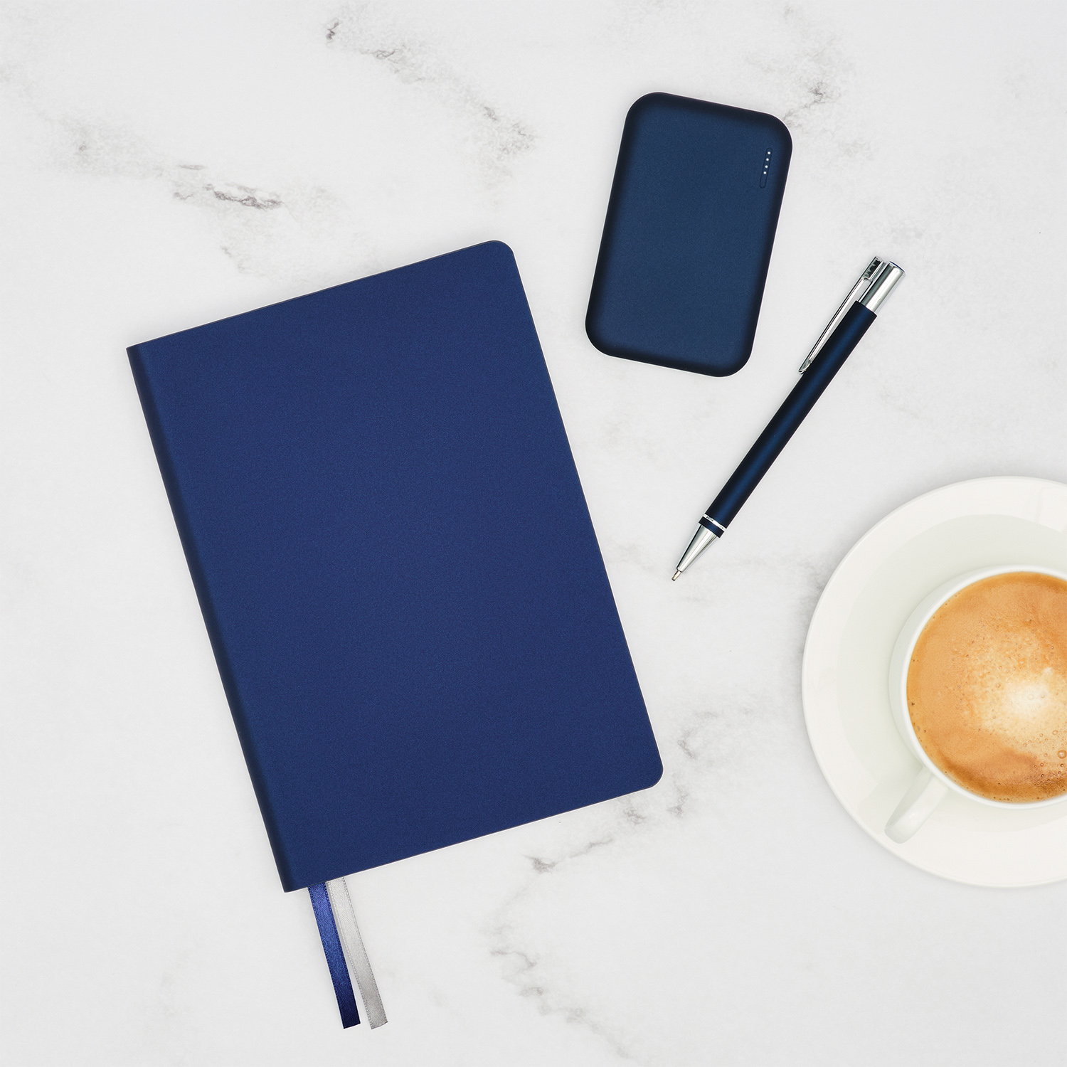 Ежедневник Мун Ривер (Moon River) недатированный, синий (без упаковки, без стикера)