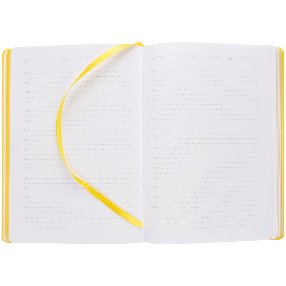 Ежедневник New Factor, недатированный, желтый