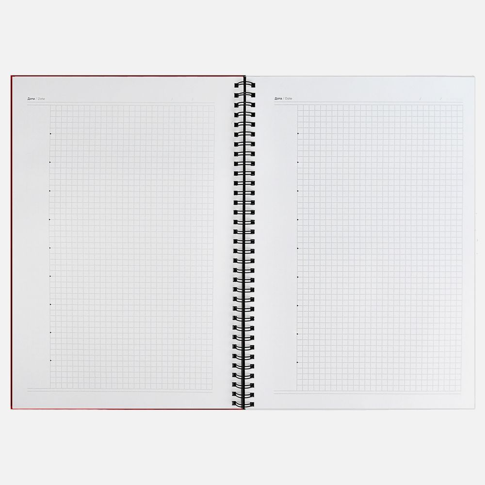 Ежедневник Notera Maxi, недатированный, красный