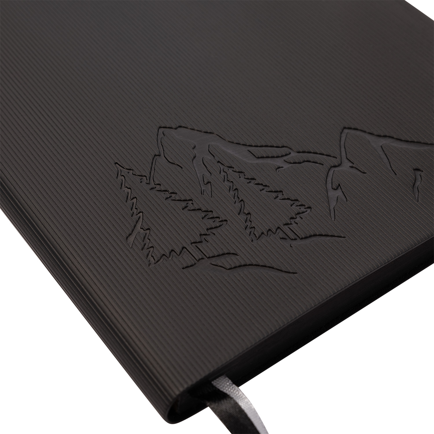 Ежедневник Рейн (Rain) недатированный, черный (без упаковки, без стикера)