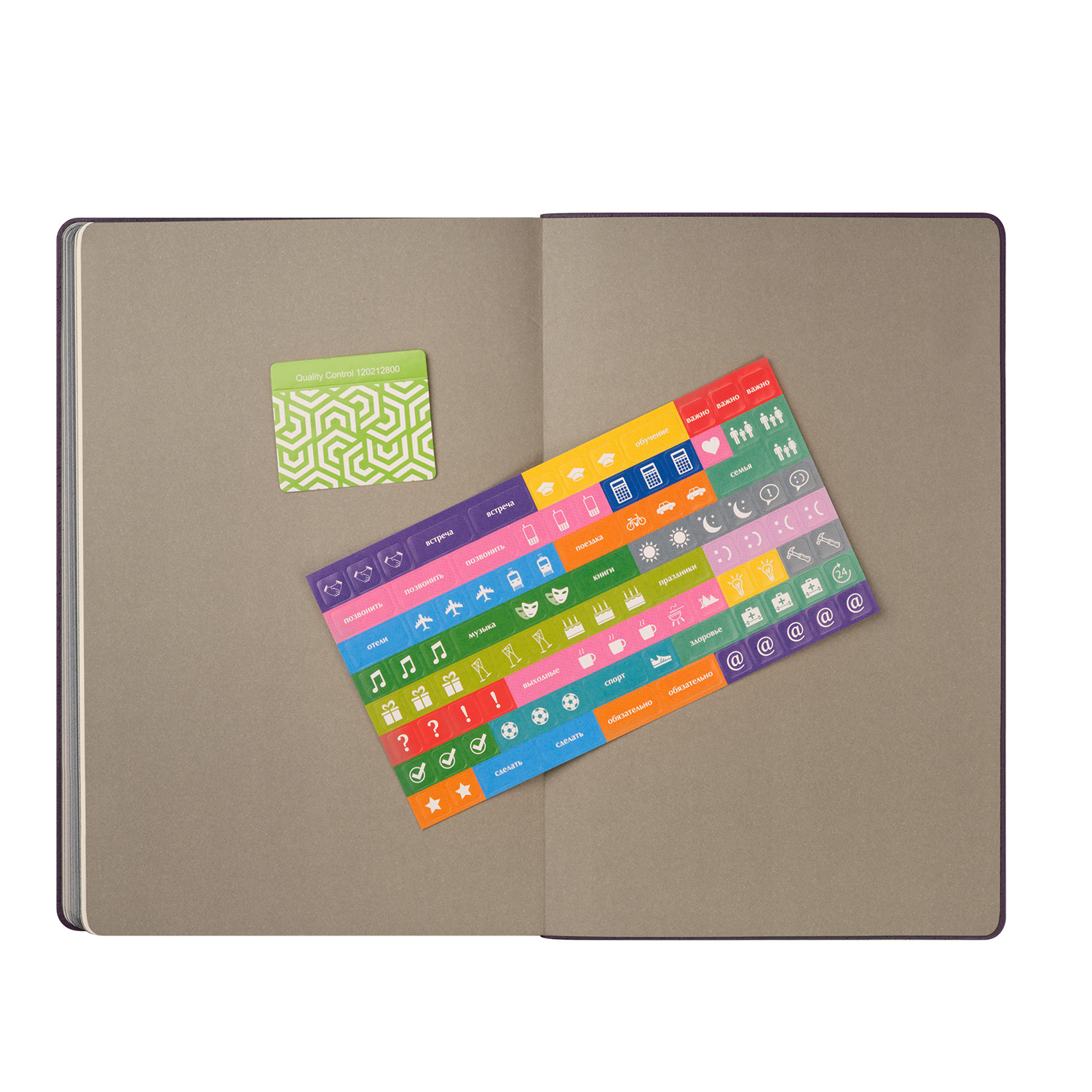 Ежедневник Рейн (Rain) недатированный, фиолетовый