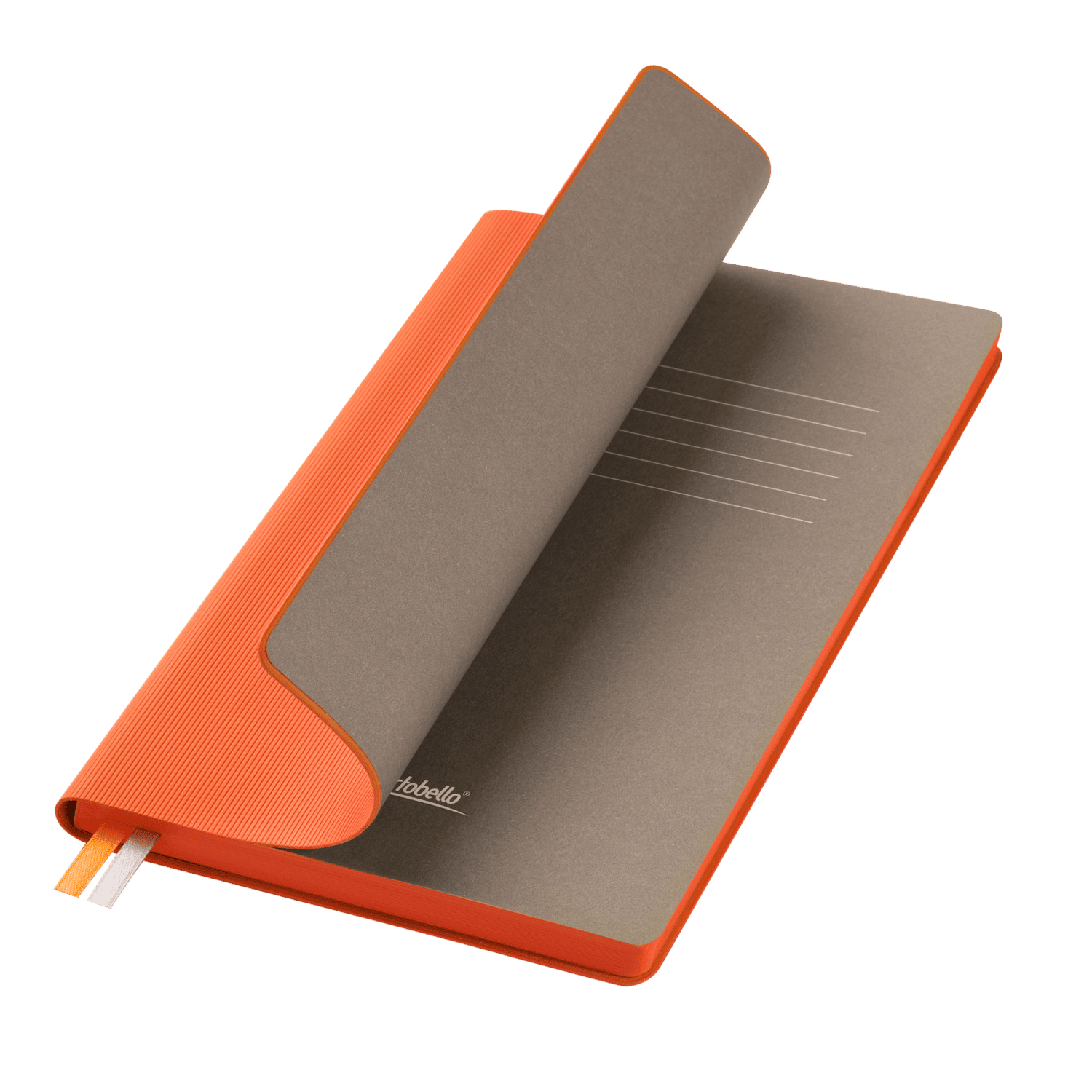 Ежедневник Рейн (Rain) недатированный, оранжевый (без упаковки, без стикера)