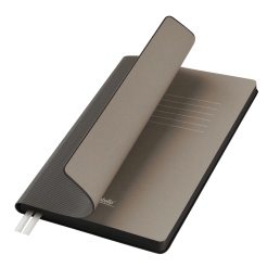 Ежедневник Рейн (Rain) недатированный, серый (без упаковки, без стикера)