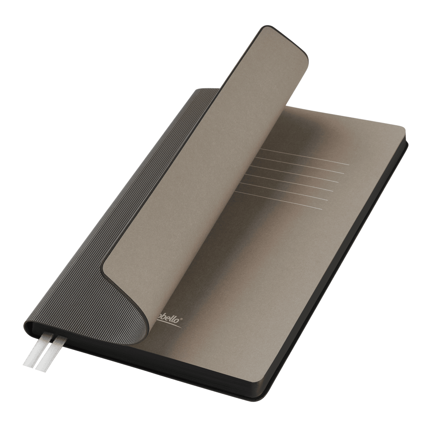 Ежедневник Рейн (Rain) недатированный, серый (без упаковки, без стикера)