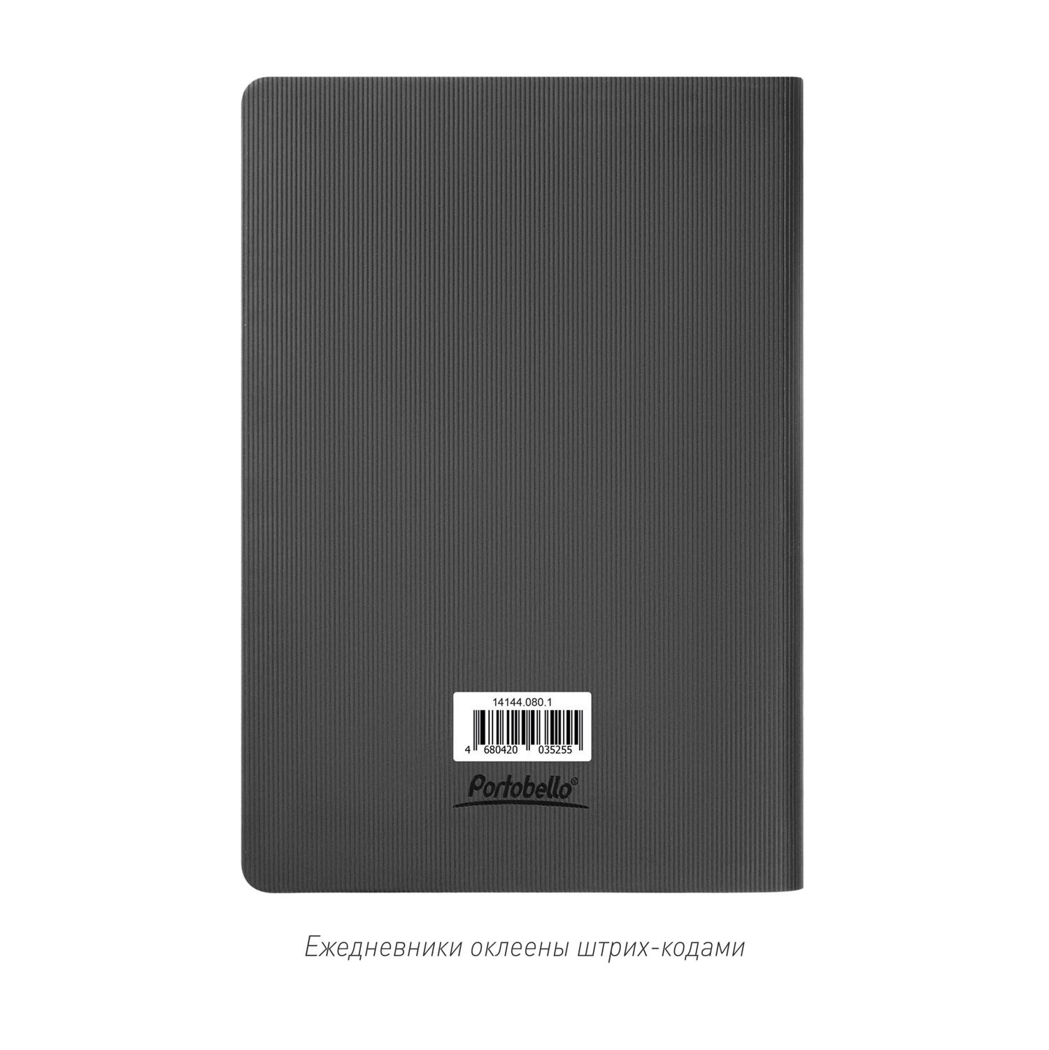 Ежедневник Рейн (Rain) недатированный, серый (без упаковки, без стикера)