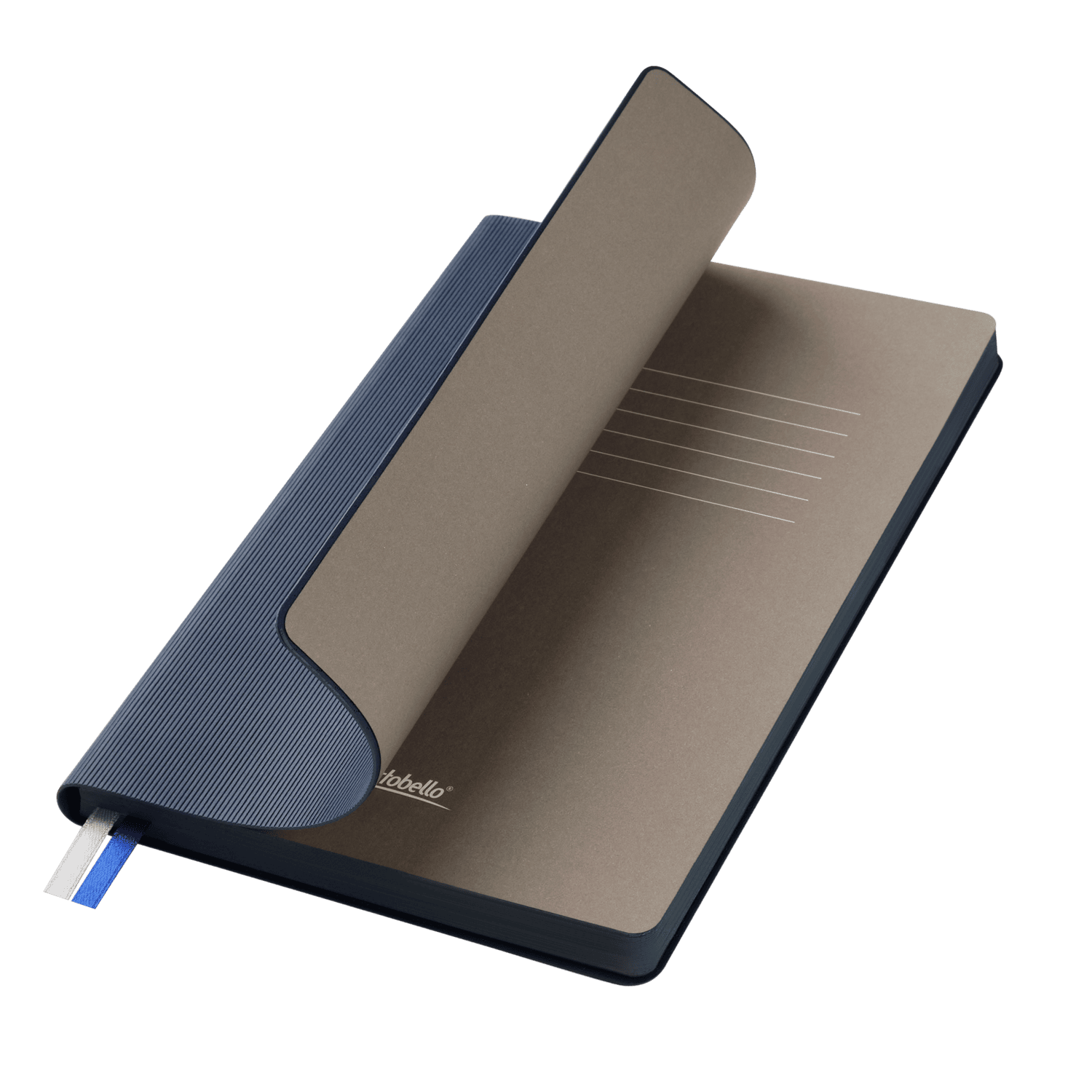 Ежедневник Рейн (Rain) недатированный, синий (без упаковки, без стикера)